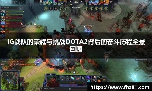 IG战队的荣耀与挑战DOTA2背后的奋斗历程全景回顾